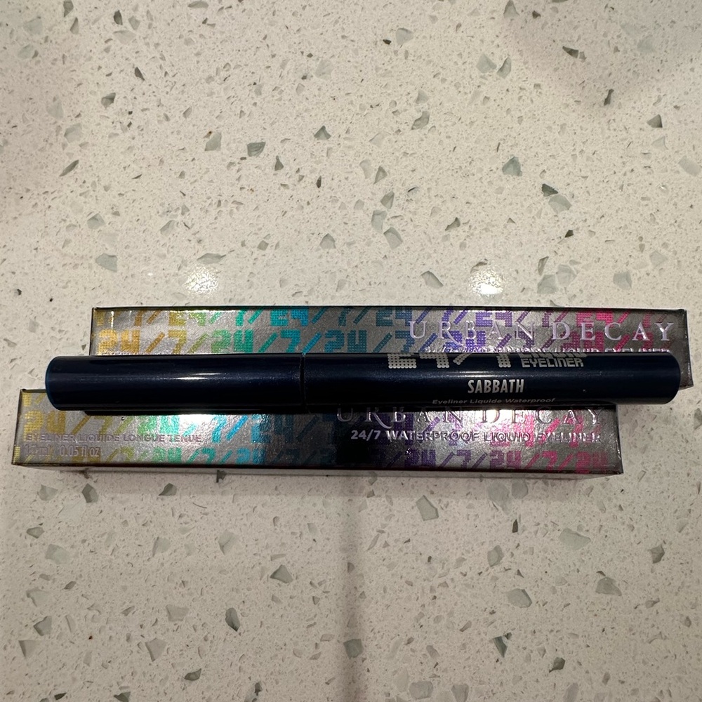 NIB Urban Decay 24/7 Waterproof Liquid Eyeliner - Sabbath